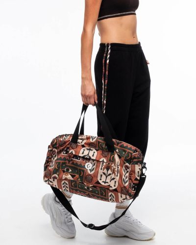 Peace And Chaos - Mystic Bloom Sports Bag