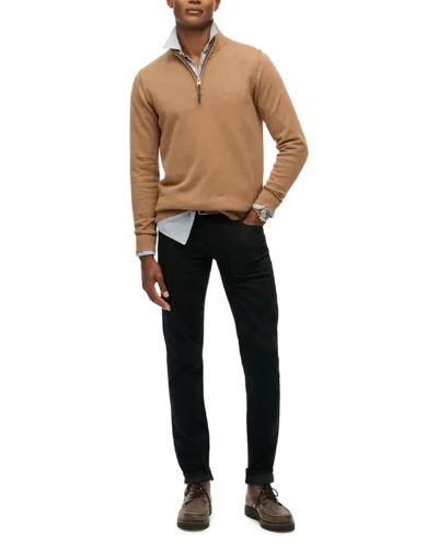 Ανδρική Μακρυμάνικη Μπλούζα με Φερμουάρ Superdry - D1 Stud Essentials Cotton