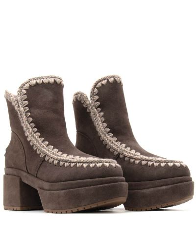 Γυναικεία Μποτάκια MOU - Platform Suede