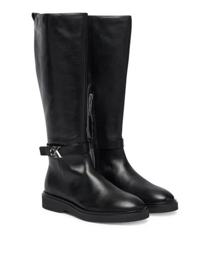 Calvin Klein - Knee Boot W/ Metal Logo  