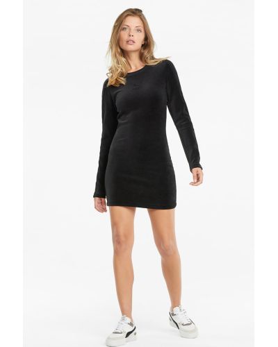 Puma - Iconic T7 Velour Fitted Dress  