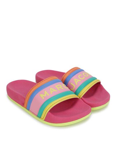 Παιδικά Σανδάλια Slides Little Marc Jacobs - 9130 J Aqua