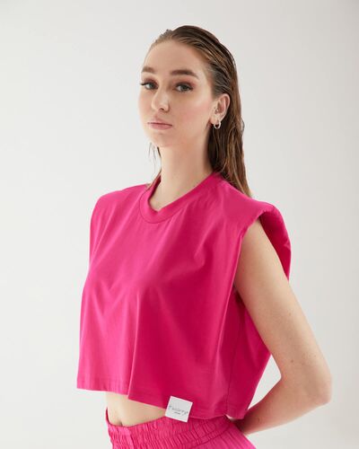 4 Tailors - Rhea Cropped T-Shirt 