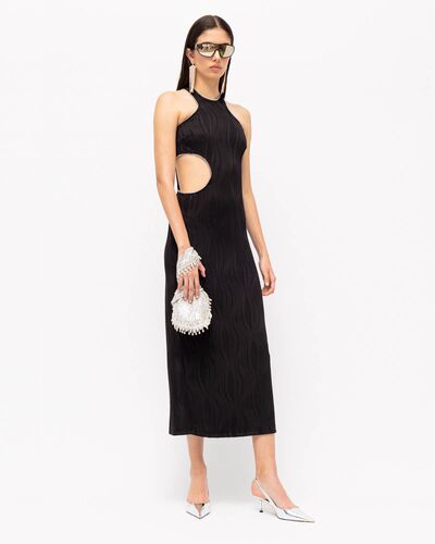 Mallory The label - Luna Sleeveless Lingerie Dress With Waist Cut Out &amp; Silver Details 