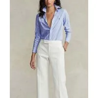 Women Shirt Polo Ralph Lauren Ls Str Heidi-Long Sleeve 211664416002 400 blue 