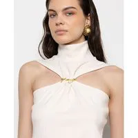Mallory The label - Whiskey moon Off Shoulder Turtleneck With Mallory Pin 