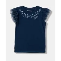Guess - Ss T-Shirt W/Mesh Frill 