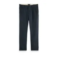 Scotch &amp; Soda - Twilt - Wool blend pleated worked-out chino 