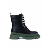 Γυναικεία Μποτάκια με Κορδόνια και Τρακτερωτή Σόλα Favela - Sixx